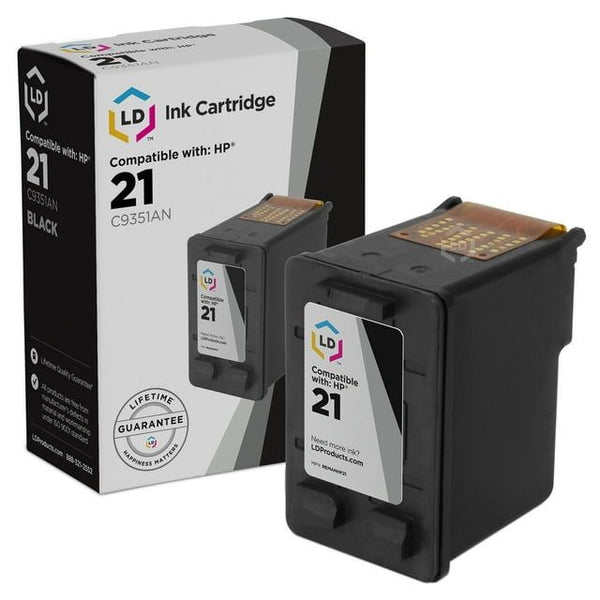 LD Remanufactured Replacement Cartridge for C9351AN (HP 21) Black EasyOptionXY LLC