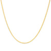 Unisex Solid 14K Yellow Gold 2.8mm Imperial Herringbone Chain Necklace - 18" Inches