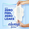 Always Infinity Feminine Pads for Women Heavy with Wings Unscented Size 2 32 Ct EasyOptionXY LLC
