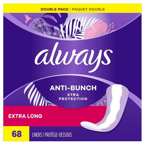 Always Xtra Protection Liners Extra Long 68 Ct EasyOptionXY LLC