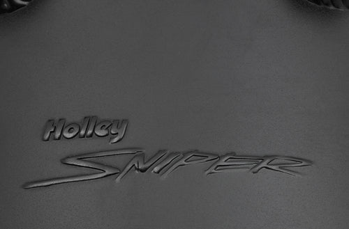 Fabricated Intake Manifold BBC Single Plane 2 x 4500 Black with Sniper Logo