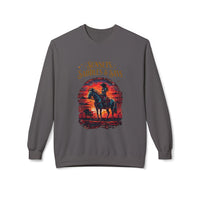 Sunsets Saddles and Sass Softstyle Fleece Crewneck Sweatshirt