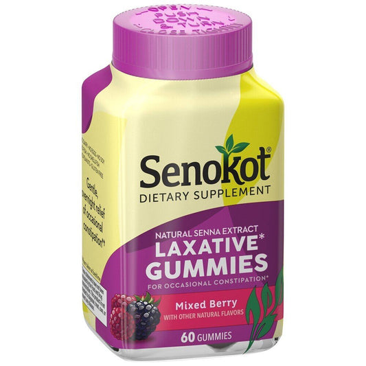 Senokot® Laxative Mixed Berry Gummy, 60 EA