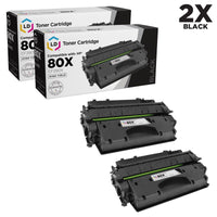 LD ? Compatible Replacements for Hewlett Packard CF280X (HP 80X) 2PK HY Black Toner Cartridges for Laserjet Pro 400 M401dn, 400 M401dne, 400 M401dw, 400 M401n & 400 M425dn EasyOptionXY LLC