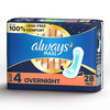 Always Maxi Overnight Pads Without Wings Unscented; Size 4 28 CT EasyOptionXY LLC