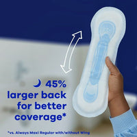 Always Maxi Overnight Pads Without Wings Unscented; Size 4 28 CT EasyOptionXY LLC