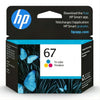 HP 67 Ink Catridges- Tri-color Original HP Printer Ink 67 -1pack | 3YM58AN EasyOptionXY LLC