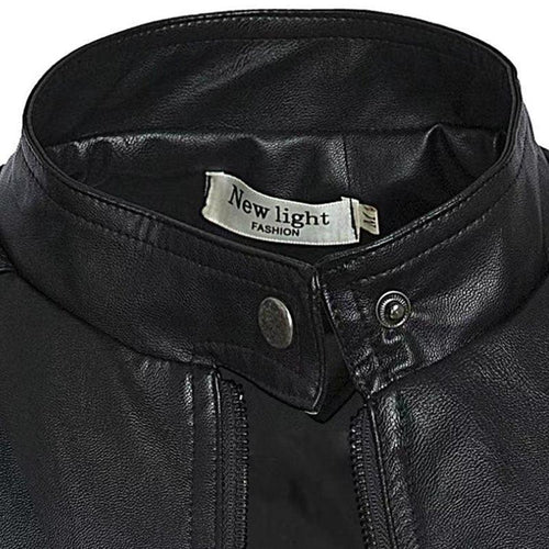 Black Leather Motorcycle Jacket | Stylish and Warm for Bikers & Nightlife