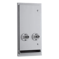 Bobrick ClassicSeries Recessed or Semi-Recessed Napkin/Tampon Vendor
