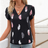 Feather Print Cowgirl Top | Perfect for Casual Cowgirl Style