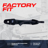 Exterior Door Handle Black Replacement for Honda Civic Hybrid (2012-2015), CR-V (2012-2016) OE Part # 72144-TR0-A11ZD, 72181-T1G-E11ZF | Front Left Driver Side