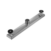 36" Linear Shower Drain, Square Hole Pattern Shower Drain, Brushed 304 Stainless Steel Linear Drain with Levelingft & Hair Strainer