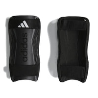 adidas Unisex-Adult Tiro Soft Ground Training Shin Guards Black/White/Iron Metallic X-Small