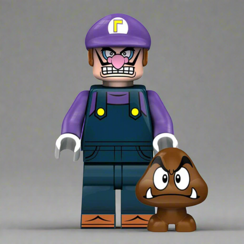 Waluigi Custom Minifigure