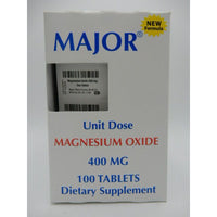 Major Magnesium Oxide 400mg Unit Dose 100 Tablets