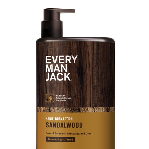 Every Man Jack Mens Sandalwood Hand & Body Lotion for All Skin Types - 13.5oz EasyOptionXY LLC