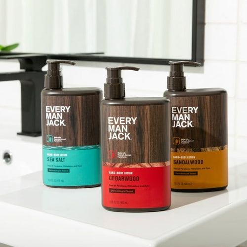Every Man Jack Mens Sandalwood Hand & Body Lotion for All Skin Types - 13.5oz EasyOptionXY LLC