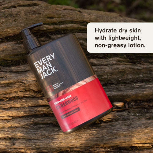 Every Man Jack Mens Cedarwood Hand & Body Lotion for All Skin Types - 13.5oz EasyOptionXY LLC