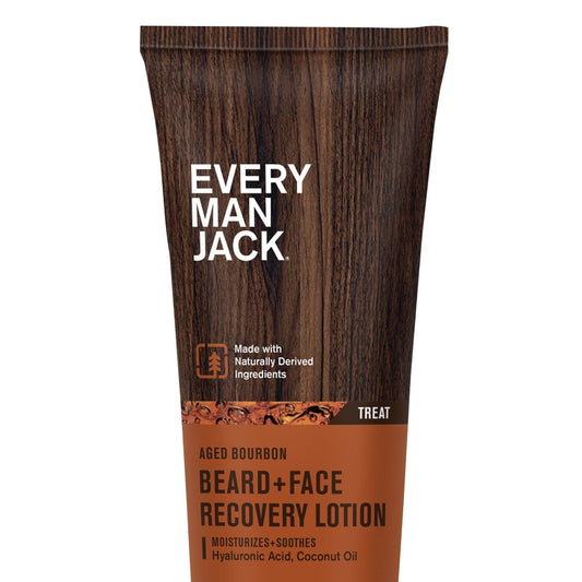 Every Man Jack Aged Bourbon Recovery Beard and Face Lotion for Men, Naturally Derived, 3.2 oz EasyOptionXY LLC
