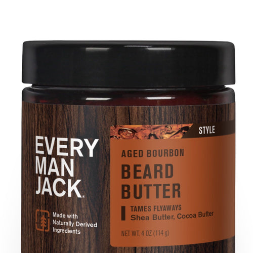 Every Man Jack Aged Bourbon Hydrating Beard Butter for Men, Naturally Derived, 4 oz EasyOptionXY LLC