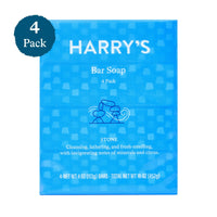 Harry's Men's Cleansing Bar Soap, Stone Scent, 4 oz, 4 Pack EasyOptionXY LLC