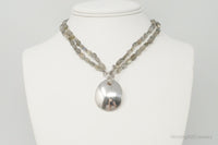 Designer RLM Studios Robert Lee Morris Labradorite Sterling Silver Necklace