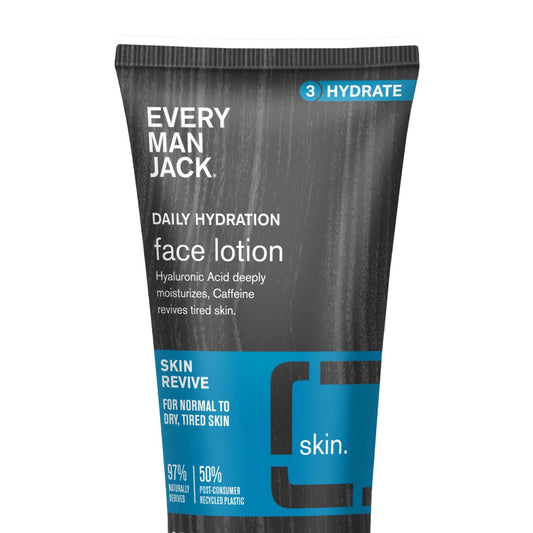 Every Man Jack Daily Hydrating Face Lotion for Men, Naturally Derived, 2.5 oz EasyOptionXY LLC