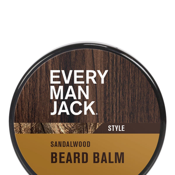 Every Man Jack Beard Balm - Moisturize and Style Beard - Light Sandalwood Scent - 2oz EasyOptionXY LLC