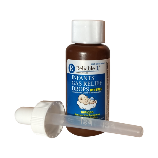 Reliable 1 Infant Gas Relief Drops Dye Free 1oz ( 2 Pack )