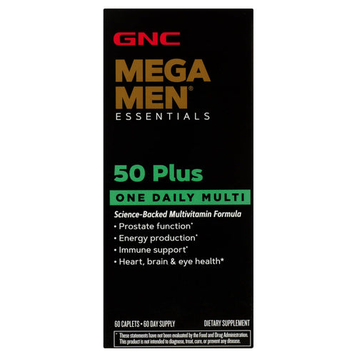 GNC Mega Men? 50-Plus One Daily Multivitamin, 60 Tablets, Vitamin and Mineral Support EasyOptionXY LLC