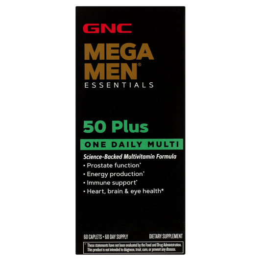 GNC Mega Men? 50-Plus One Daily Multivitamin, 60 Tablets, Vitamin and Mineral Support EasyOptionXY LLC