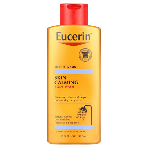 Eucerin Skin Calming Body Wash, Gentle Cleansing Body Wash, 16.9 Fl. Oz. Bottle EasyOptionXY LLC