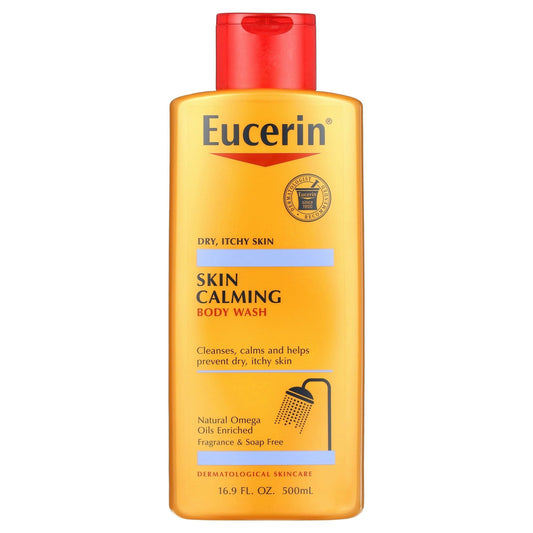 Eucerin Skin Calming Body Wash, Gentle Cleansing Body Wash, 16.9 Fl. Oz. Bottle EasyOptionXY LLC