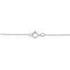 .925 Sterling Silver 1/10 cttw Pave-Set Round-Cut Diamond Open Cross 18" Pendant Necklace (I-J Color, I1-2 Clarity)