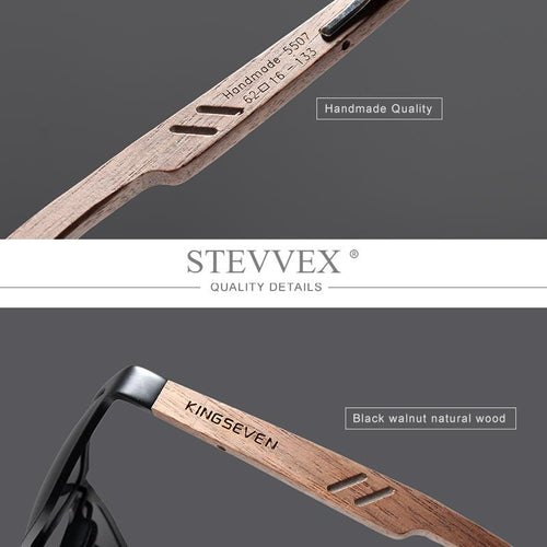 Luxury  Bamboo Wood Design Polarized Elegant High Quality Men Sunglasses Mirror Lens Handmade Fashion UV400 Eyewear Accessories
