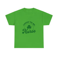 Lucky to Be a Nurse Women's T-Shirt Celebrate St Patricks Day in Style!