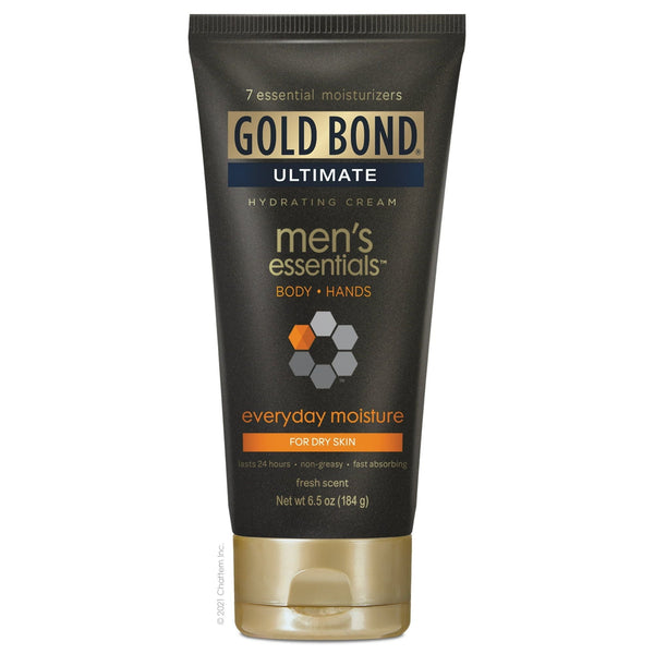 Gold Bond Men's Essentials Everyday Hand and Body Lotion & Cream for Dry Skin 6.5oz EasyOptionXY LLC