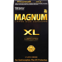 Trojan Lubricated Latex Condoms, Magnum XL, Extra Large