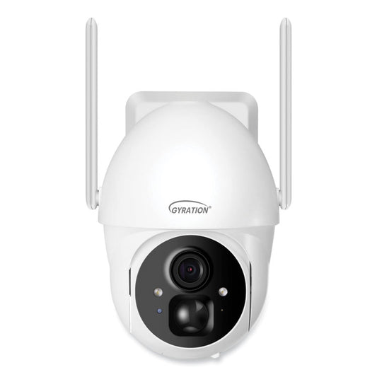 Gyration® Cyberview 3020 3MP Smart WiFi Pan/Tilt Camera with Solar Panel