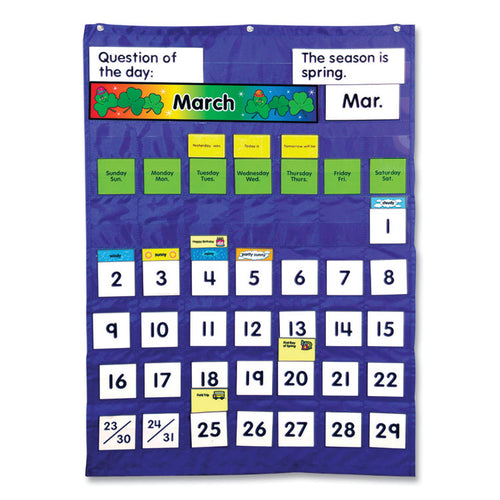 Carson-Dellosa Education Complete Calendar and Weather Pocket Chart
