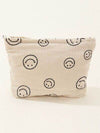 Zenana Corduroy Smile Clutch Bag