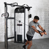 Muscle D Fitness Dual Adjustable Pulley | 88" Commercial Cable Machine