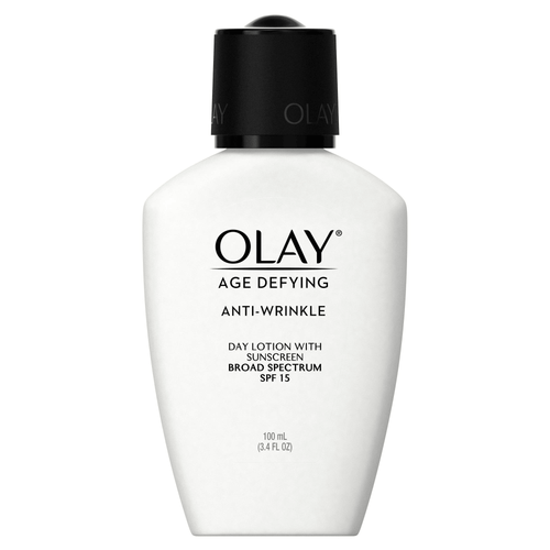 Olay Age Defying Anti-Wrinkle Day Face Lotion with Sunscreen SPF 15, For All Skin Types, 3.4 fl oz EasyOptionXY LLC