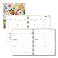 Blue Sky® Day Designer Secret Garden Mint Frosted Weekly/Monthly Planner