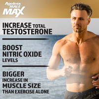 Ageless Male Max Total Testosterone Booster for Men with Ashwagandha, 60 Caplets EasyOptionXY LLC