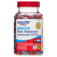 Equate Extra-Strength Acetaminophen Rapid Release Gel-caps; 500 mg 225 Count EasyOptionXY LLC