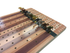 The Horse Race Party Game Brown Striped Track Edition