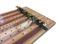 The Horse Race Party Game Brown Striped Track Edition