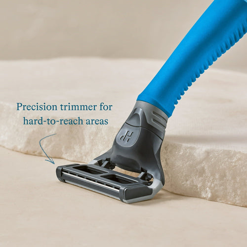 Harry's Men's 5-Blade Manual Razor Handle and 2 Razor Blade Refills, Glacier Blue EasyOptionXY LLC