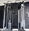 Muscle D Fitness 88" Dual Adjustable Pulley – Compact Cable Machine
